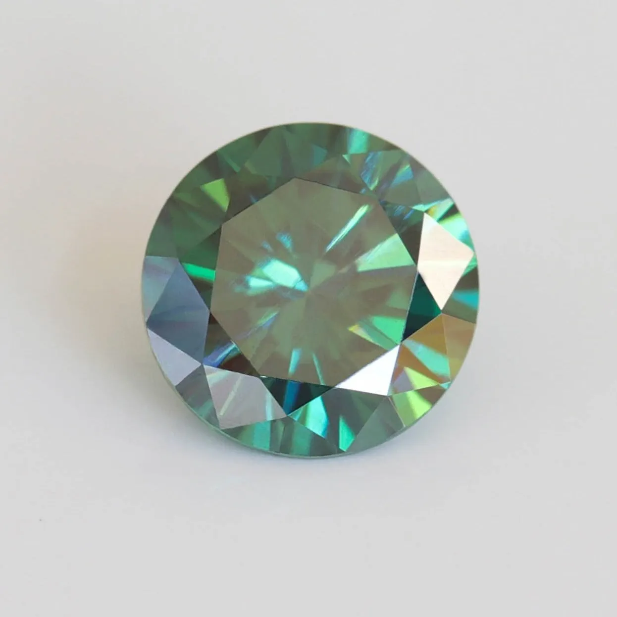 . Green Moissanite