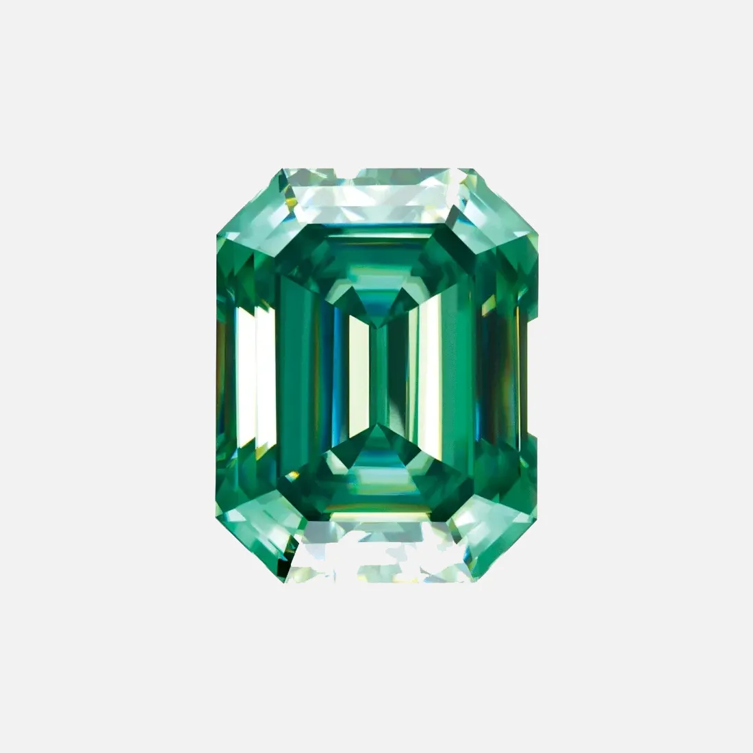 . Green Moissanite