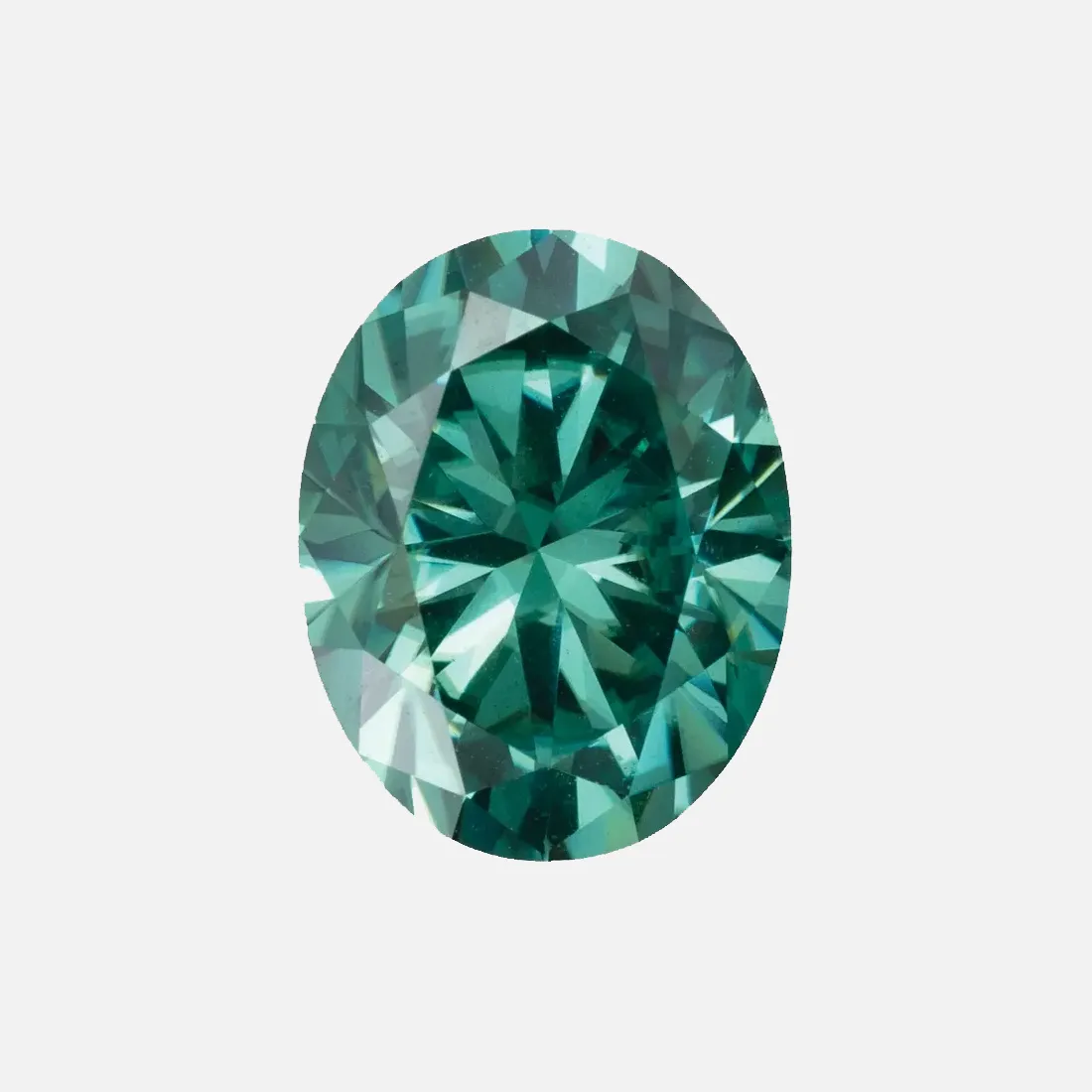 . Green Moissanite