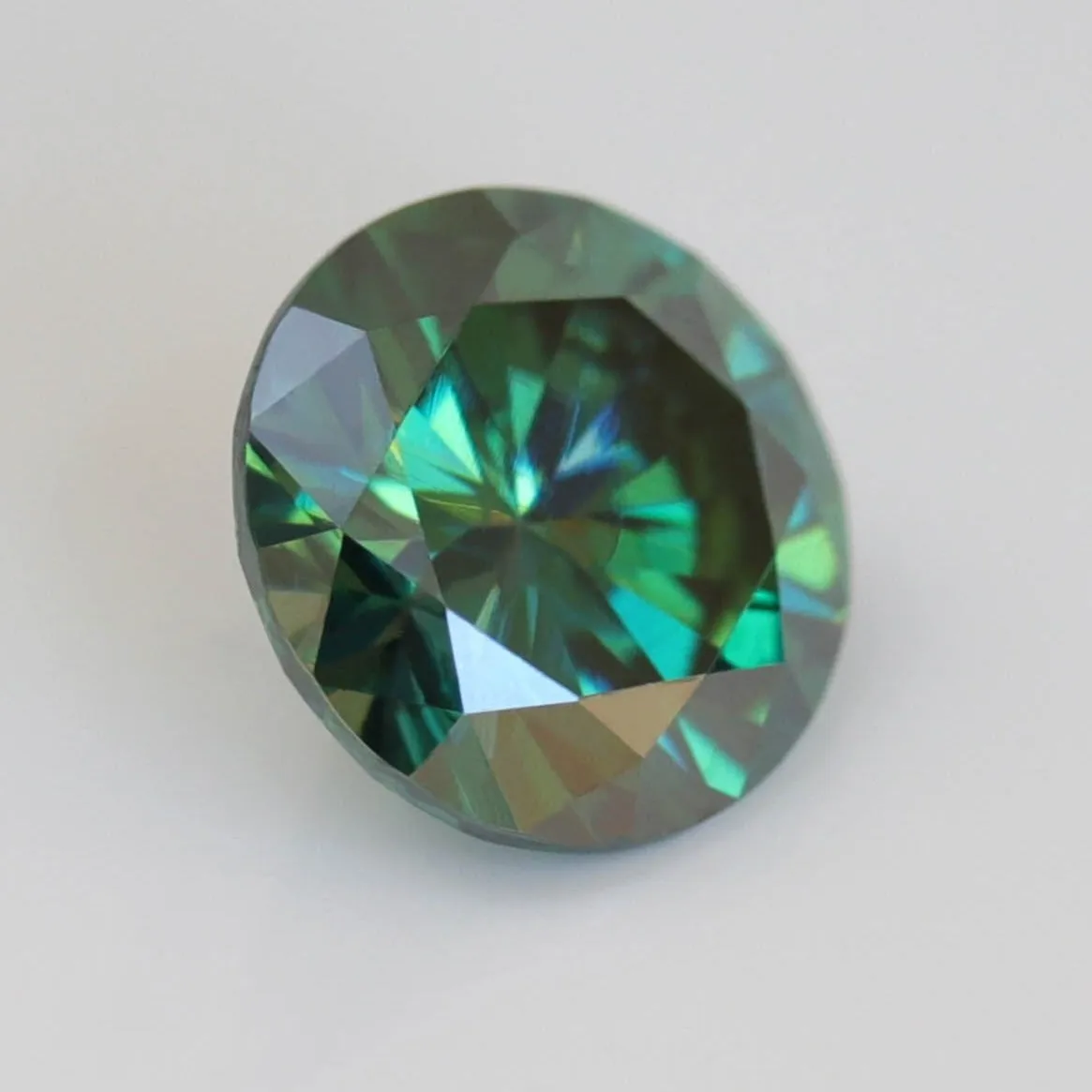 . Green Moissanite