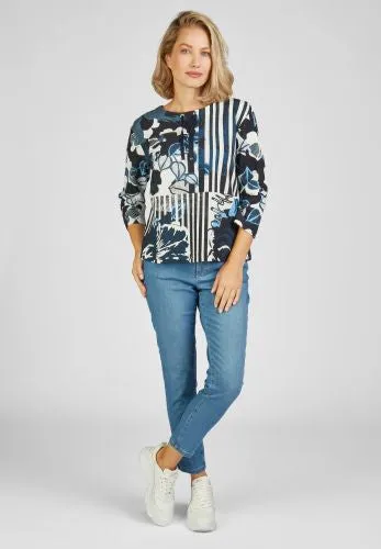 111355- Printed Roundneck Sweatshirt- Rabe