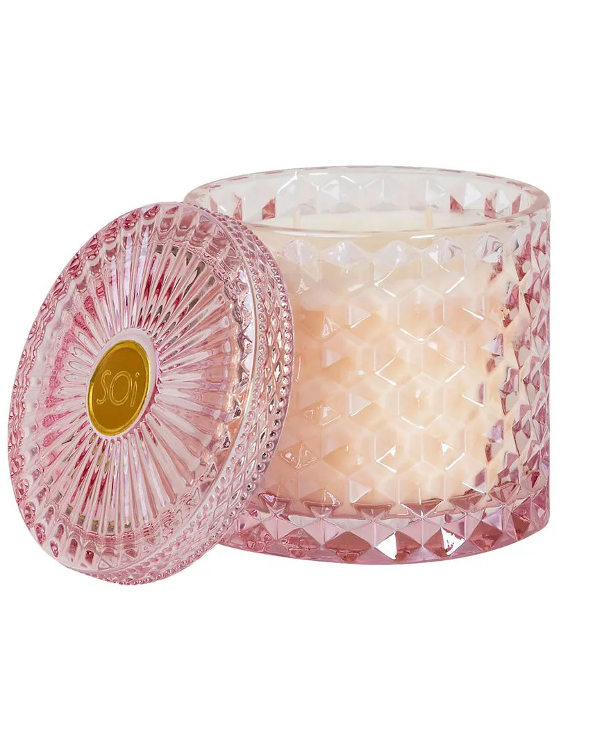 15oz Shimmer Candle - Pink Chiffon