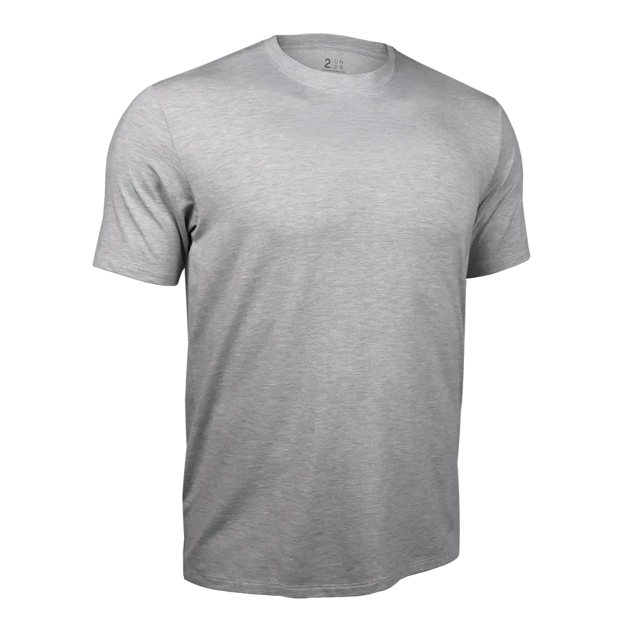 2UNDR Crew Tee in Grey