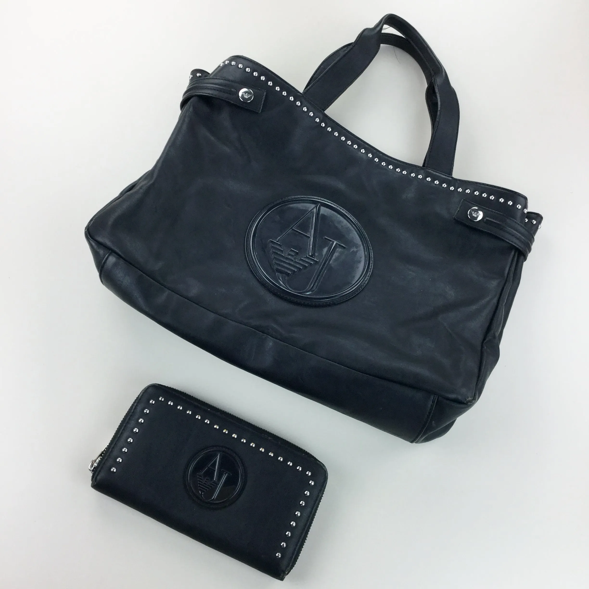 Armani Jeans Bag & Purse Set