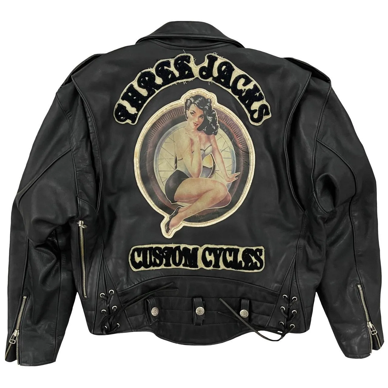 Avirex Leather Biker Jacket