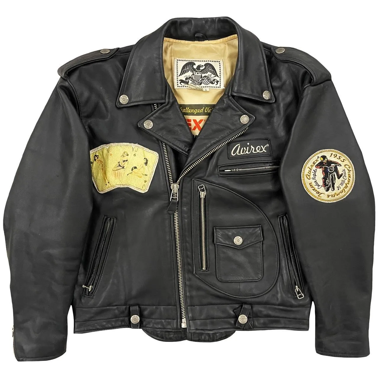 Avirex Leather Biker Jacket