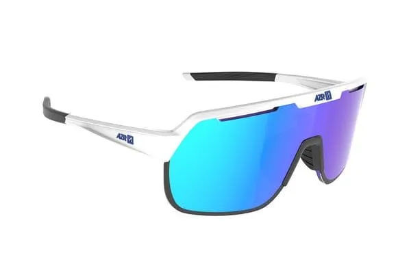 AZR Kromic Victory RX White Glasses / Blue Photochromic Lens