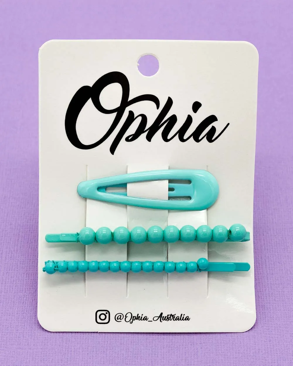 Baby Blue 3 Pack Clips