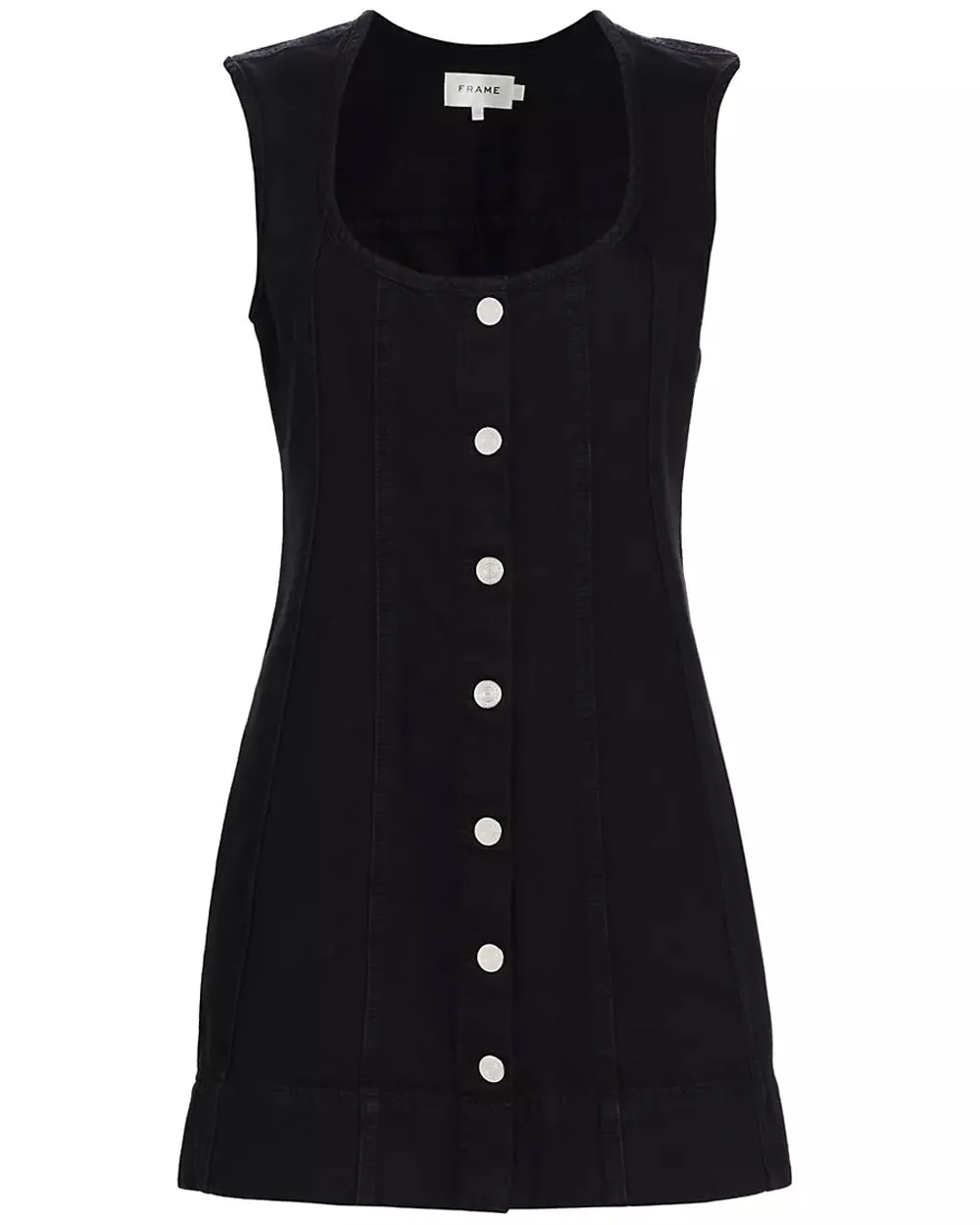 Black Scoop Neck Dress