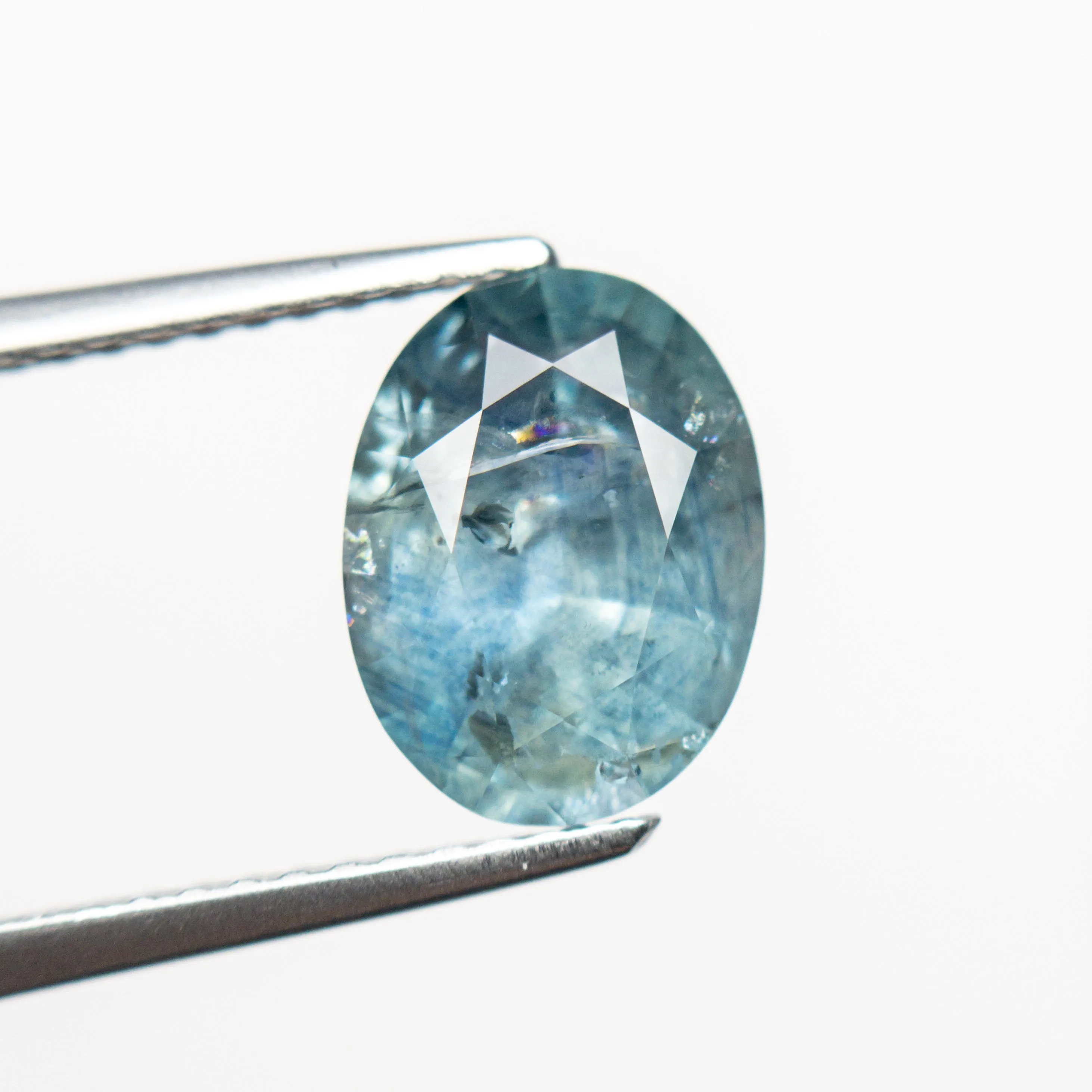 Blue/Teal Brilliant Sapphire - 2.73ct Oval