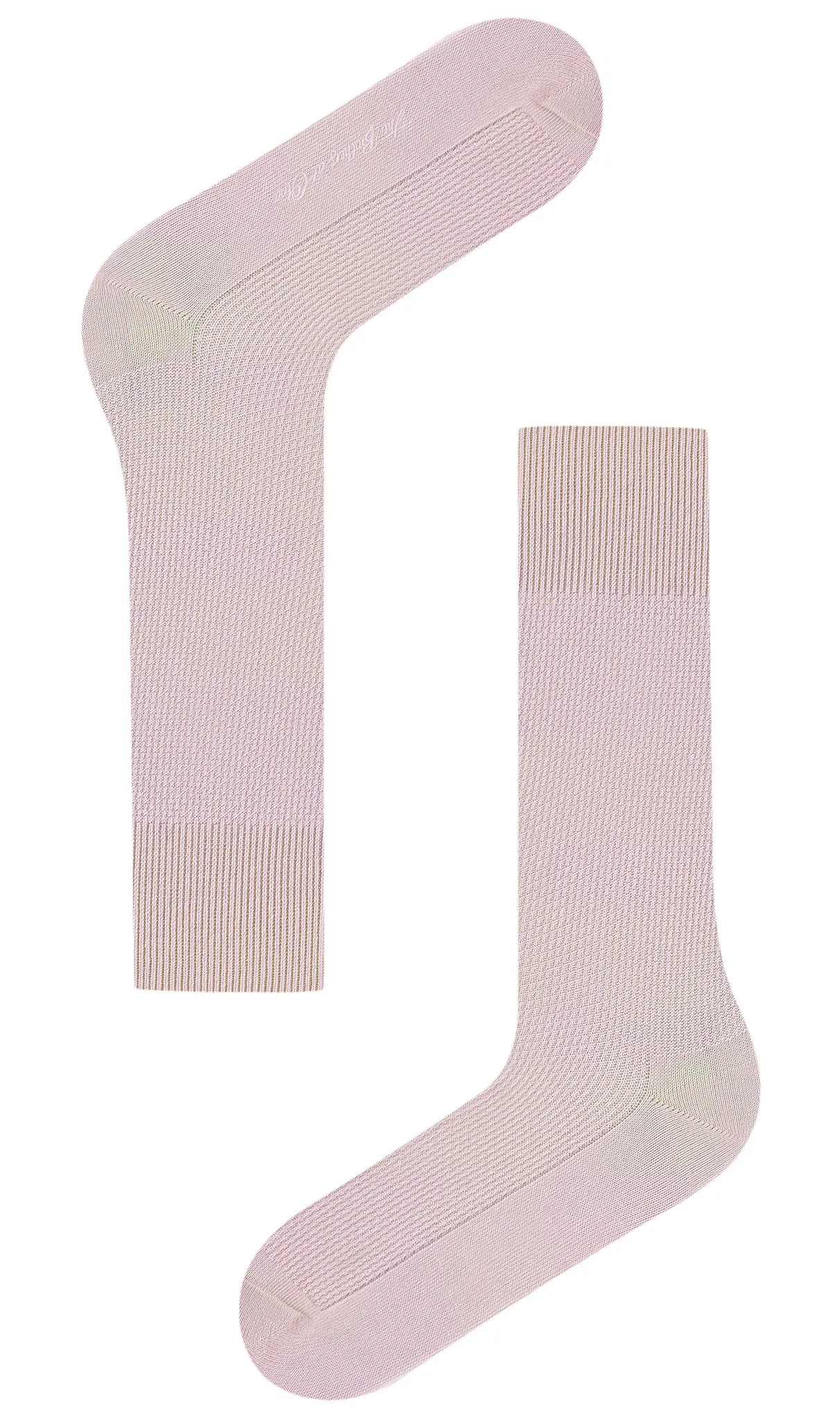 Blush Pink Textured Socks