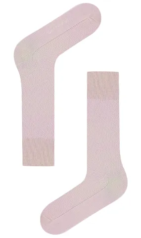 Blush Pink Textured Socks