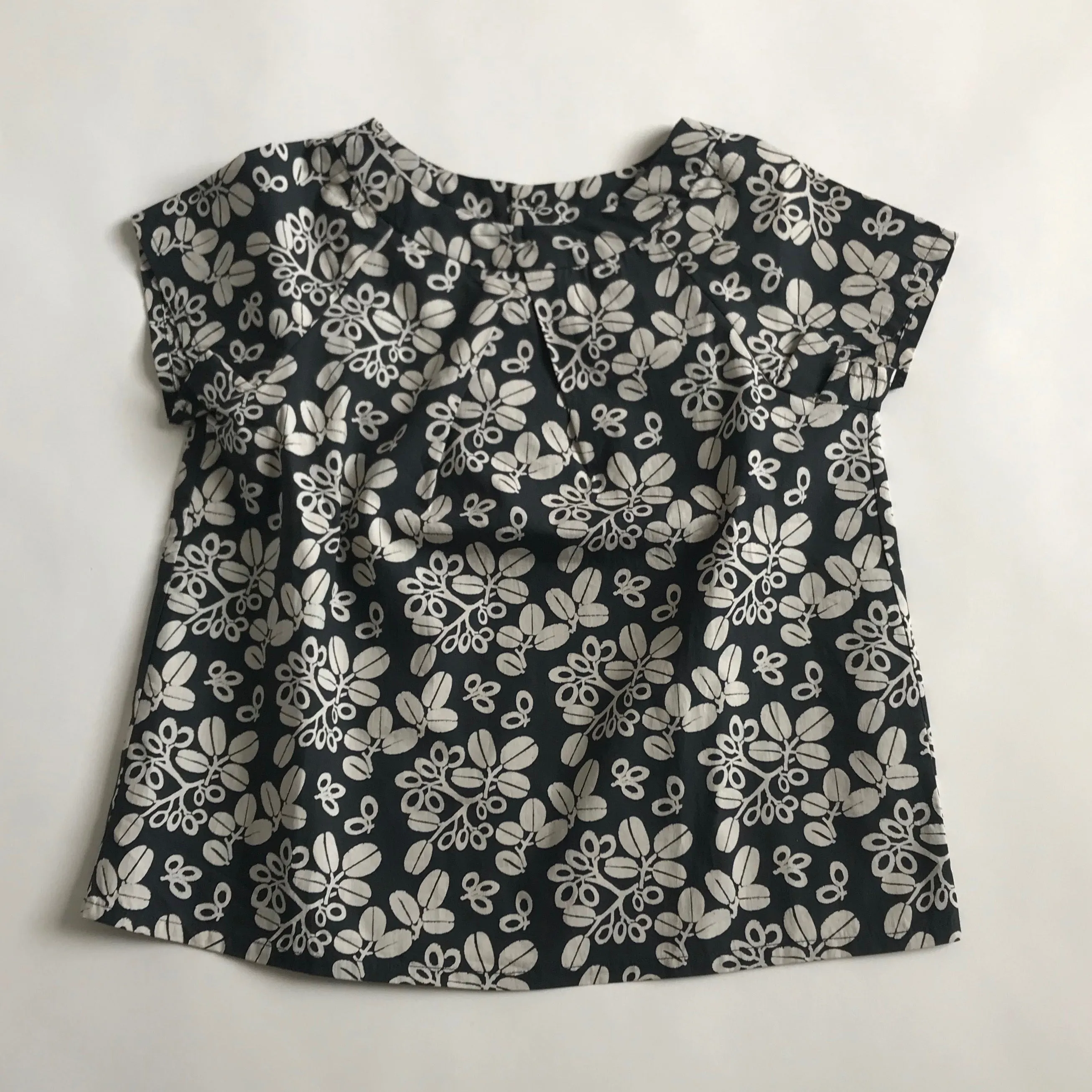 Bonpoint Black And White Cotton Top: 3 Years & 8 Years