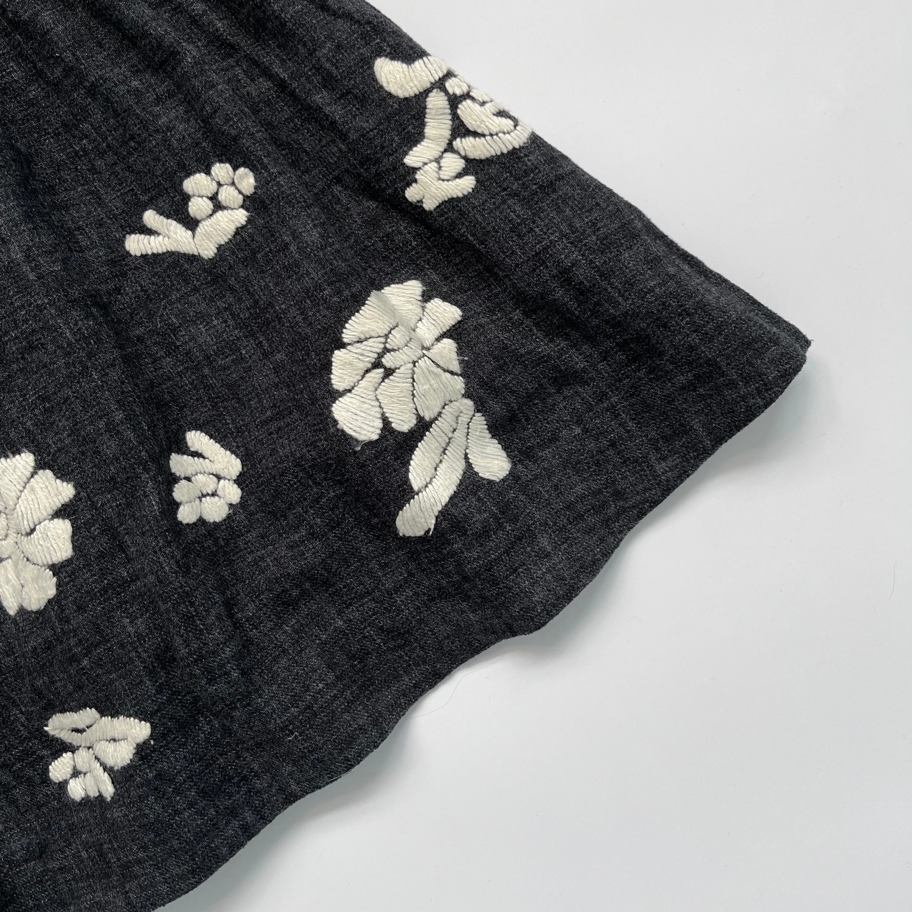 Bonpoint Blue Skirt With Contrast Embroidery: 8 Years