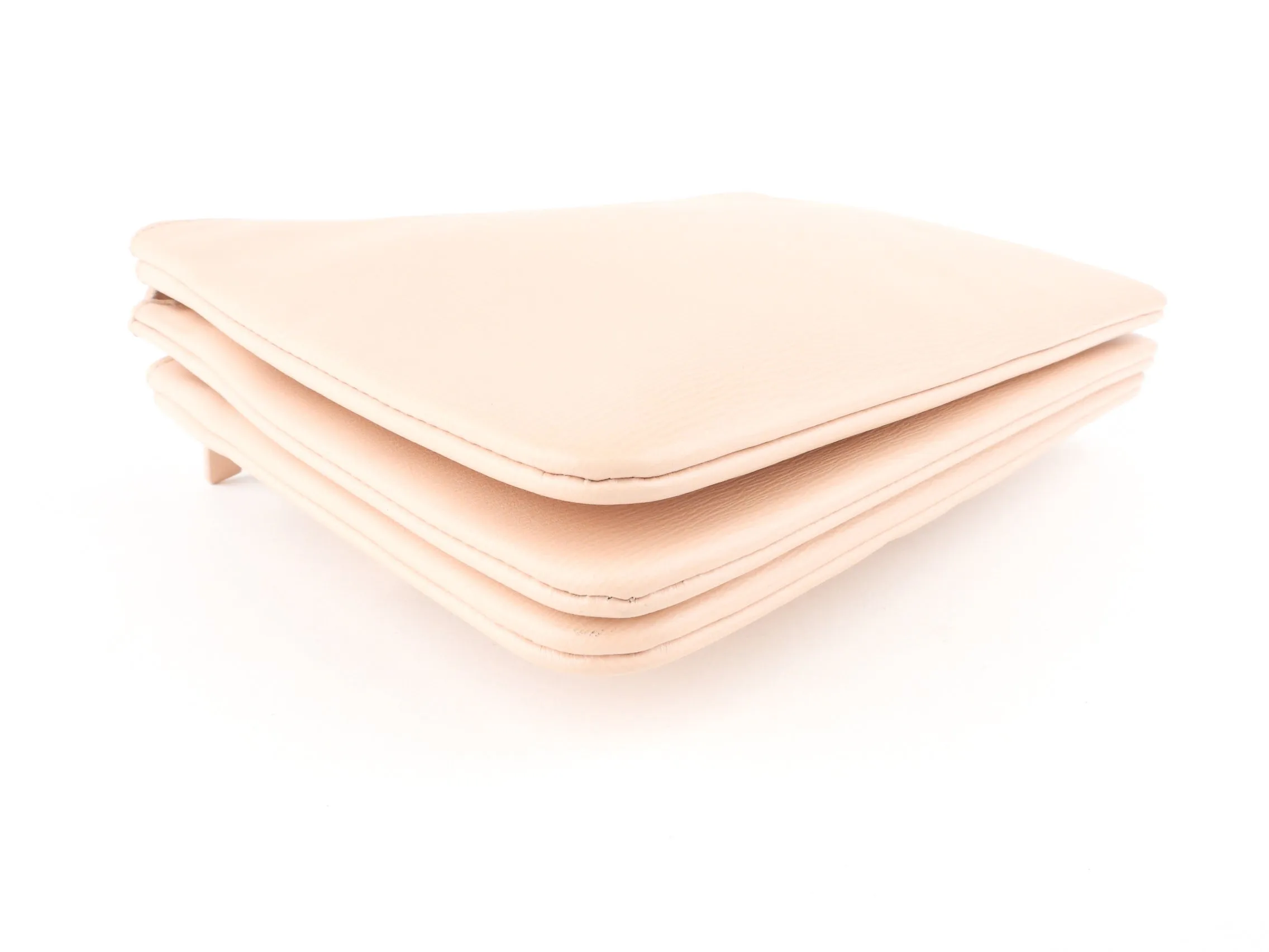 Celine Blush Pink Leather Trio Shoulder Bag