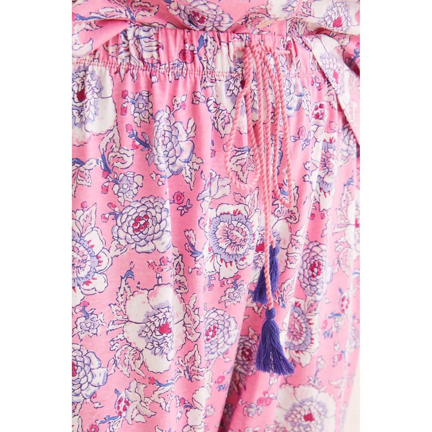 Classic Pink Printed 100% Cotton Pyjamas