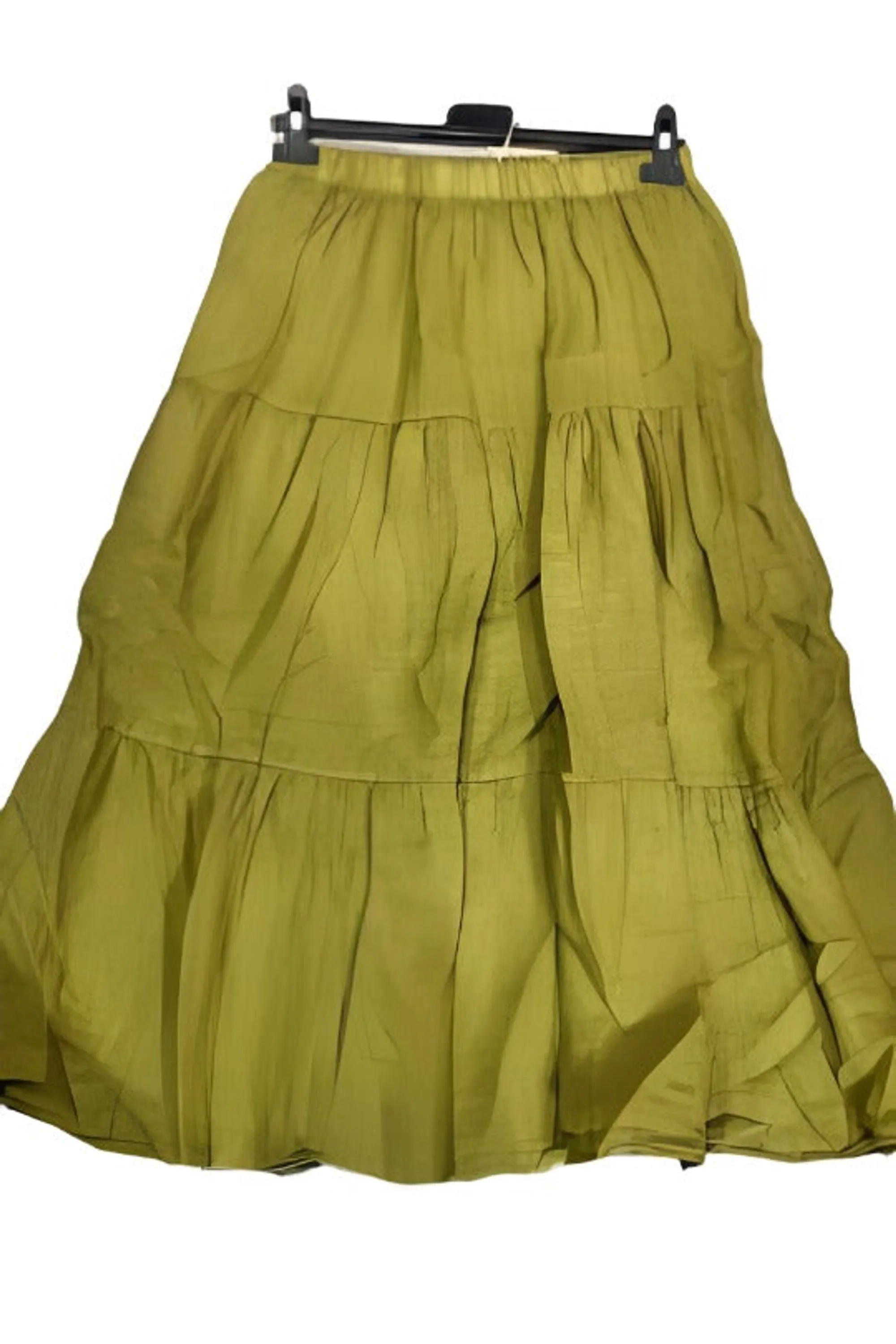 Clever Alice Tiered Linen Skirt (color options)