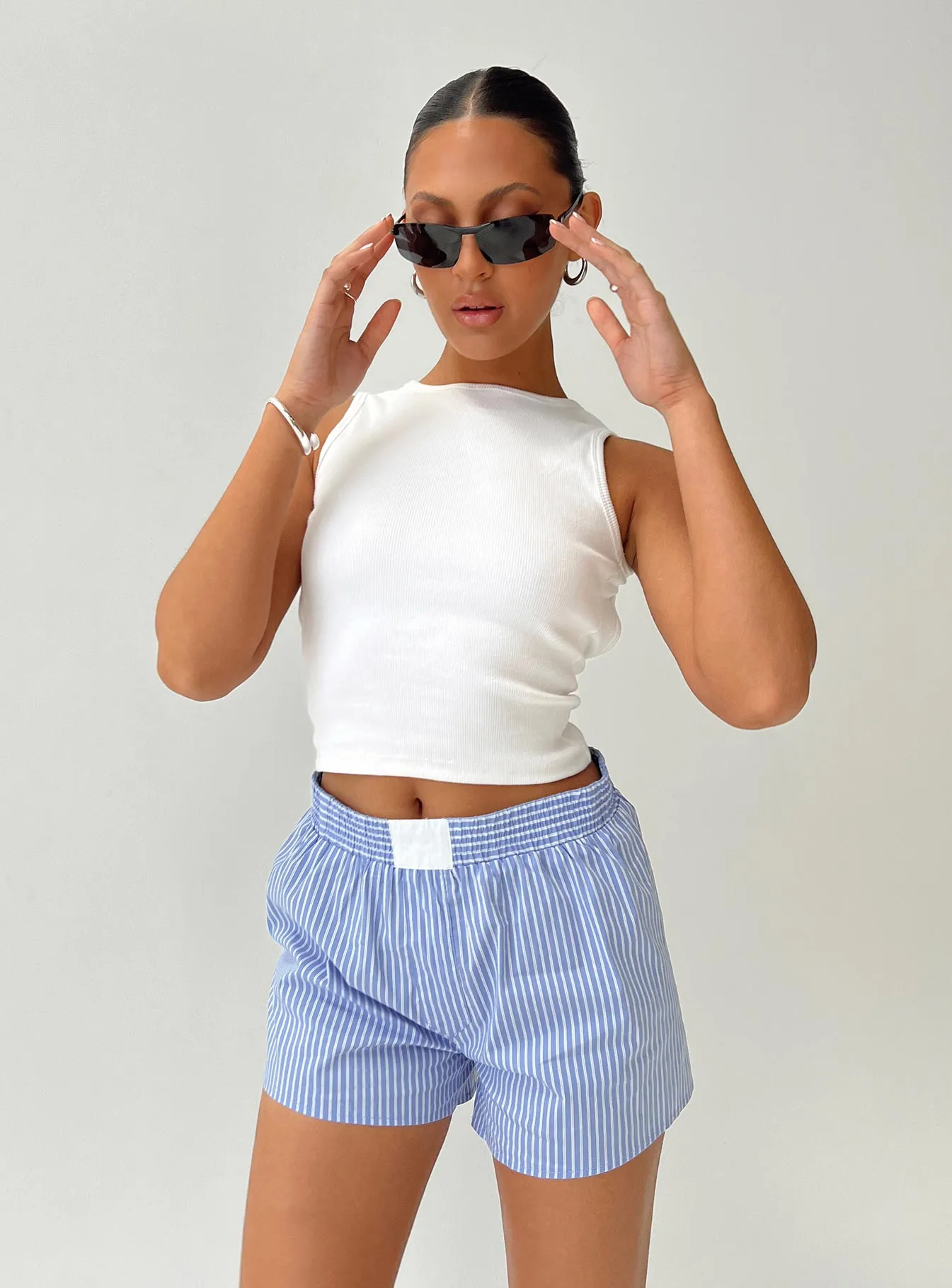 Cobain Shorts Blue Stripe