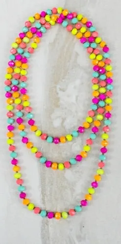 Colorful Neon Crystal Beaded 60