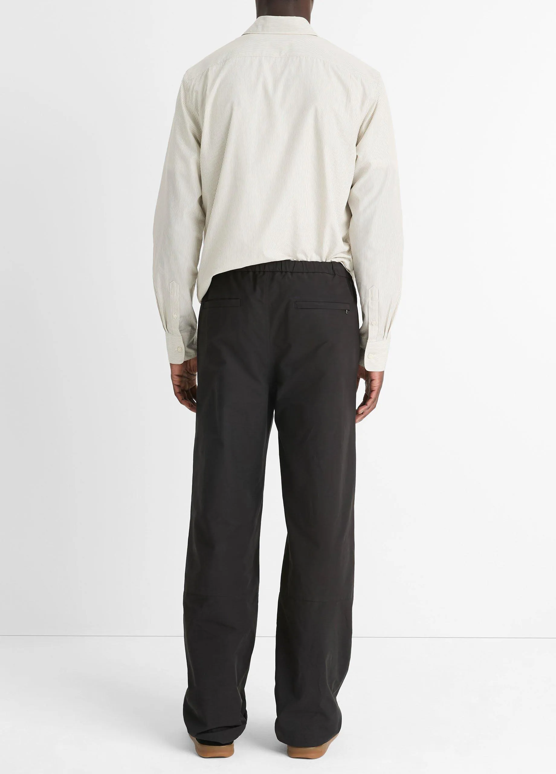 Cotton-Blend Parachute Pant