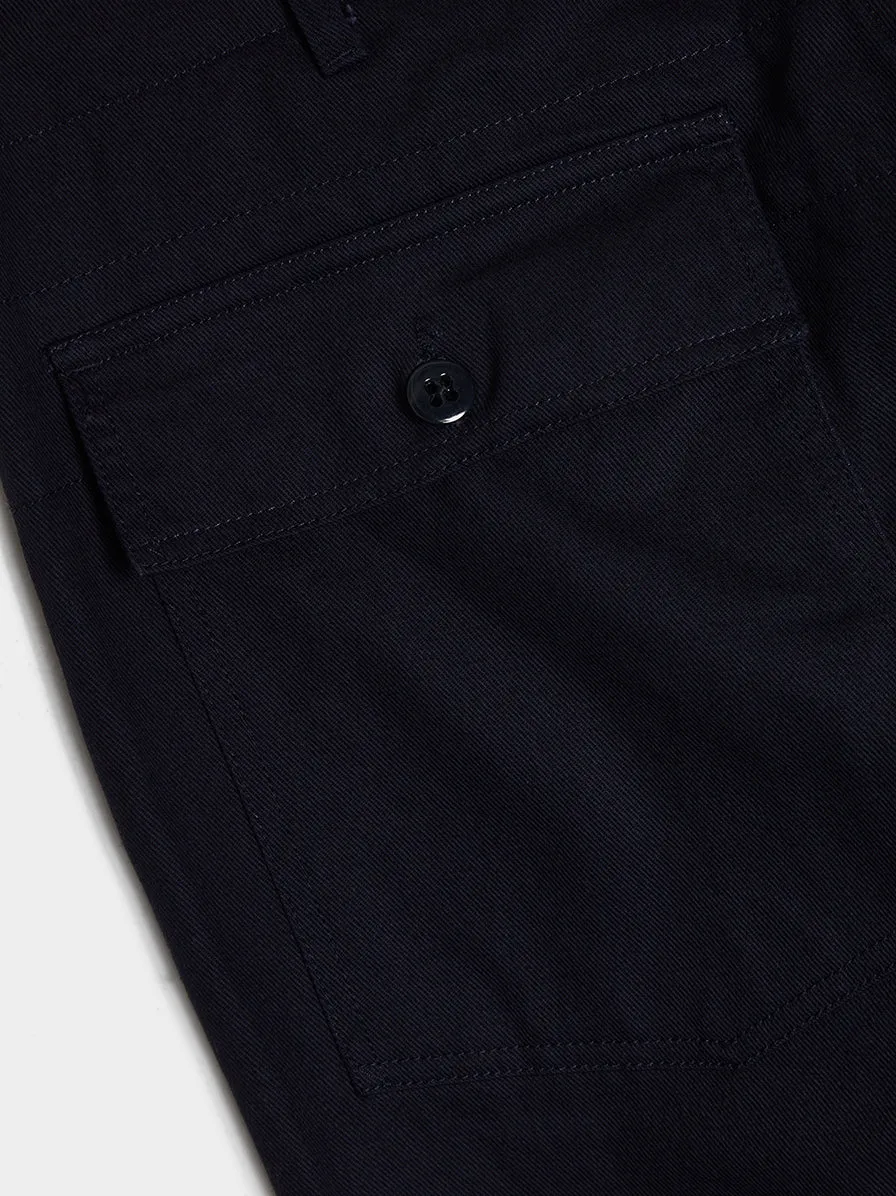 Cotton Heavy Twill Fatigue Pant, Dark Navy