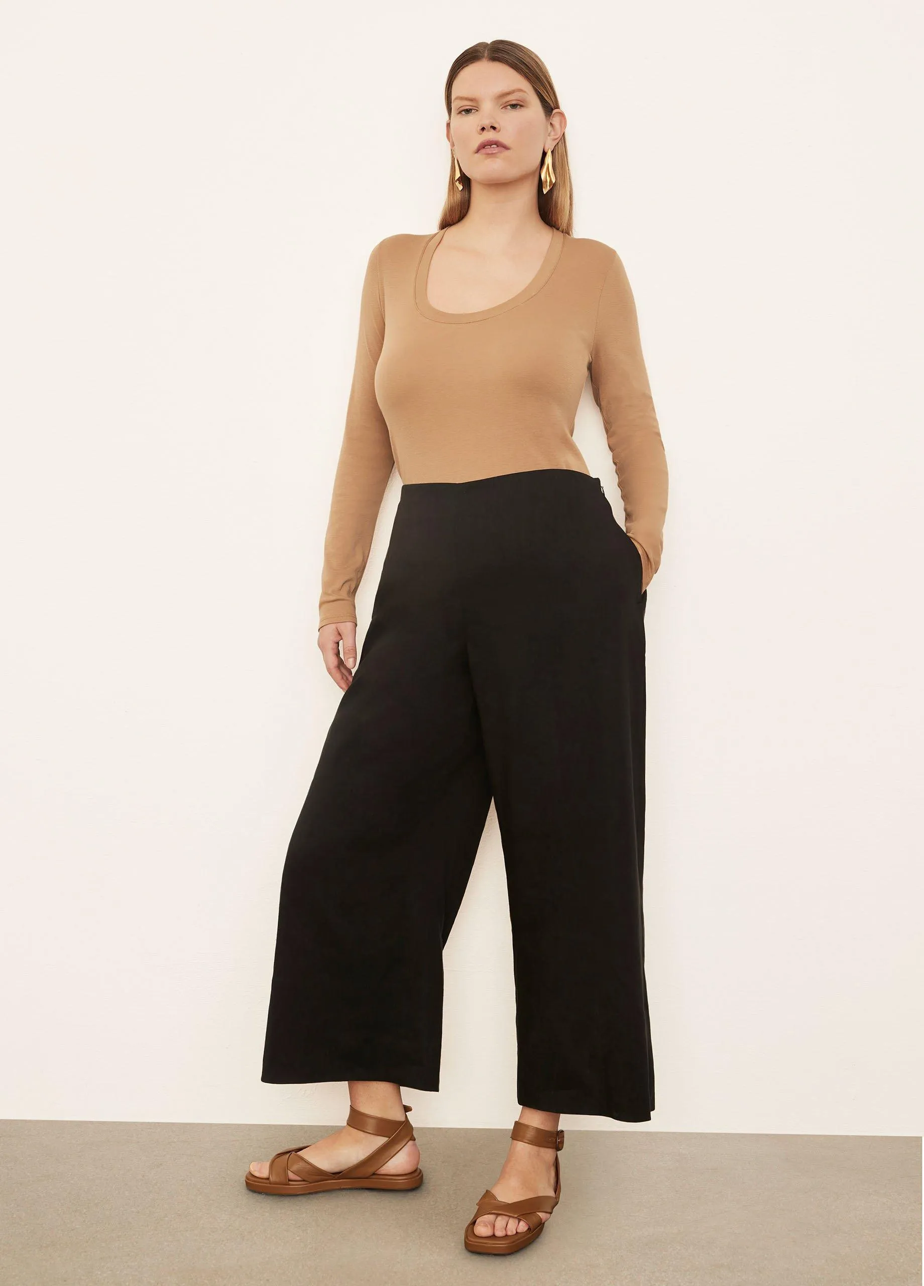 Crop Wide Pant