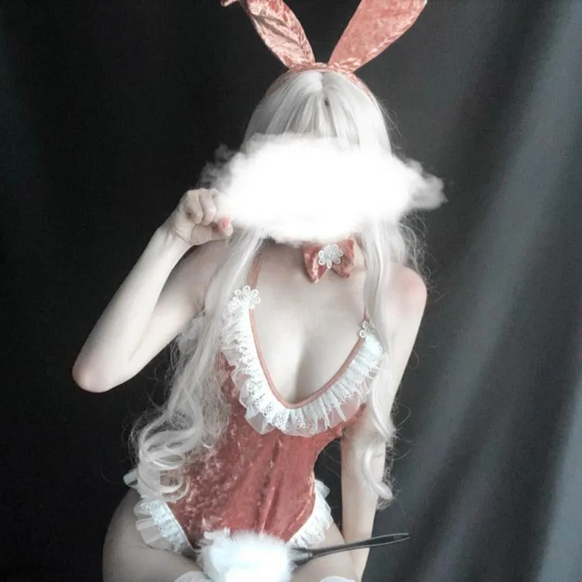 Cute Anime Bunny Cosplay Costume