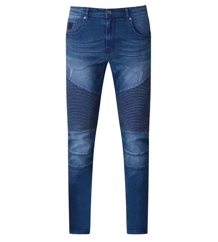 D555 Big Mens Couture Biker Style Jean (ABRAMS)