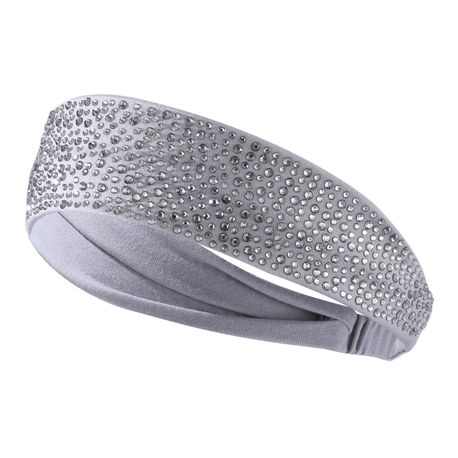 Destiny GLAMBAND in Grey with Grey Crystals