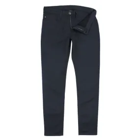 Emporio Armani - J06 Slim Fit Cotton Twill Chino Jeans in Navy