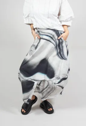 Esma Skirt in Grey Blue