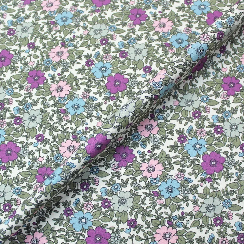 Floral Cotton Poplin - Pastels - Betty