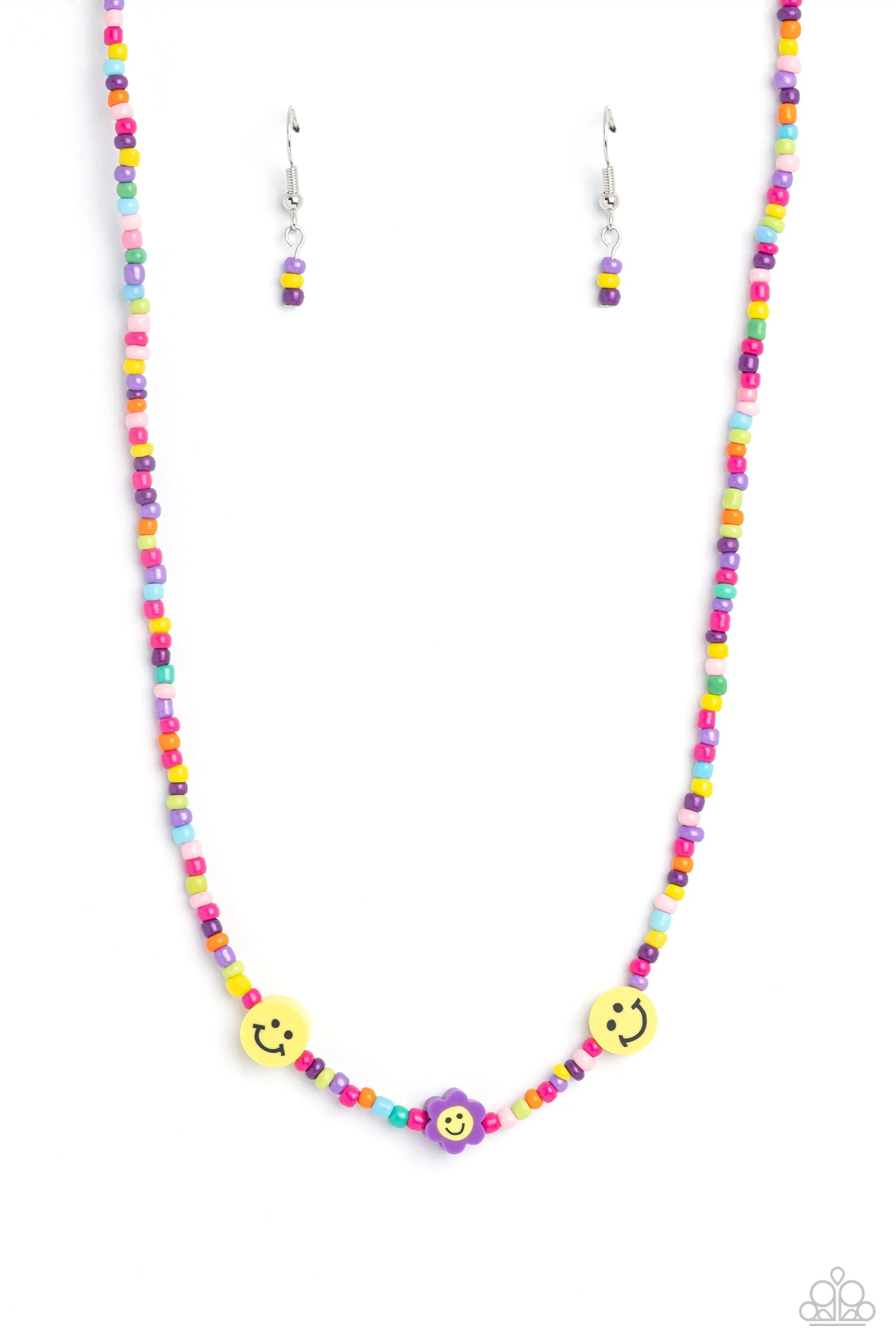 Flower Power Pageant - Purple ~ Paparazzi Necklace