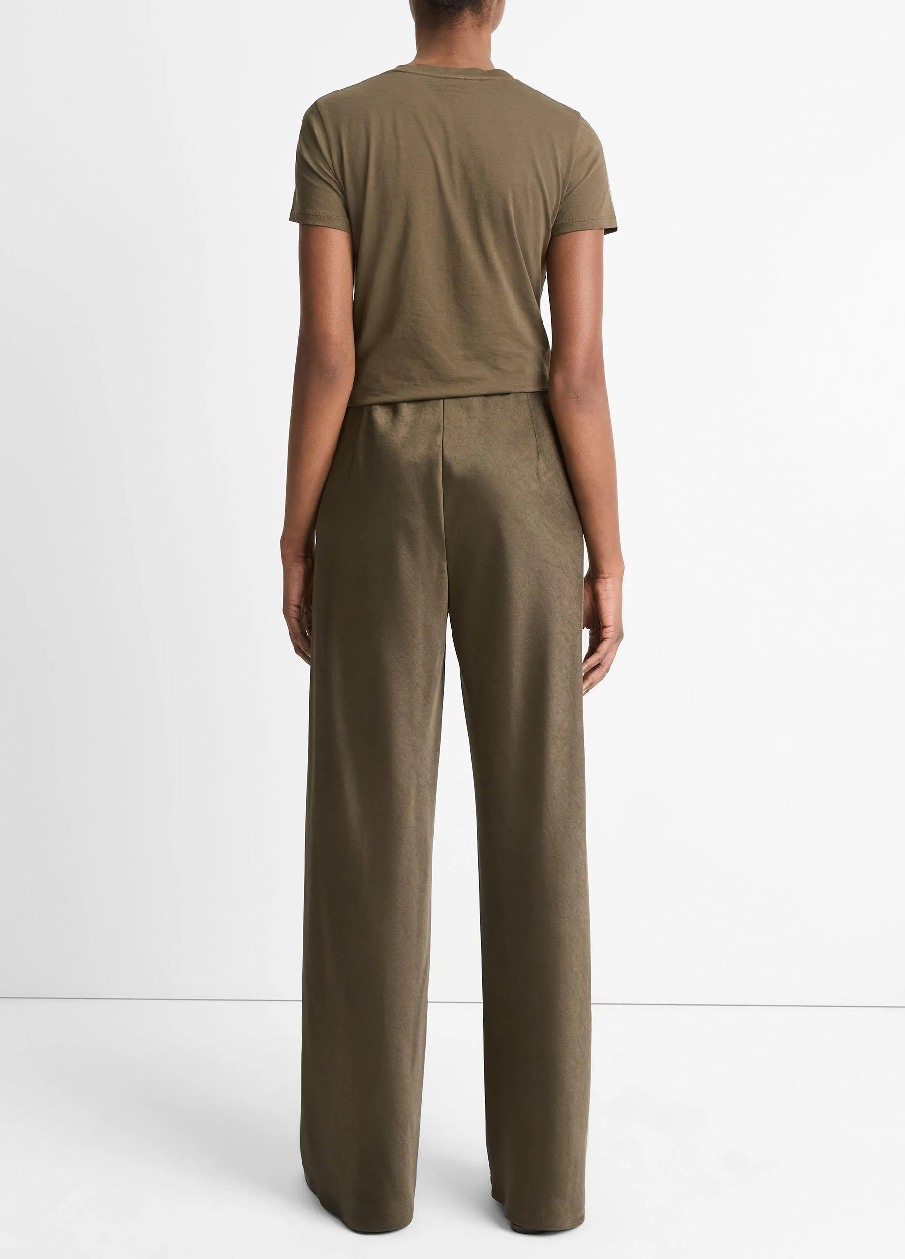 Fluid Satin Bias Pant