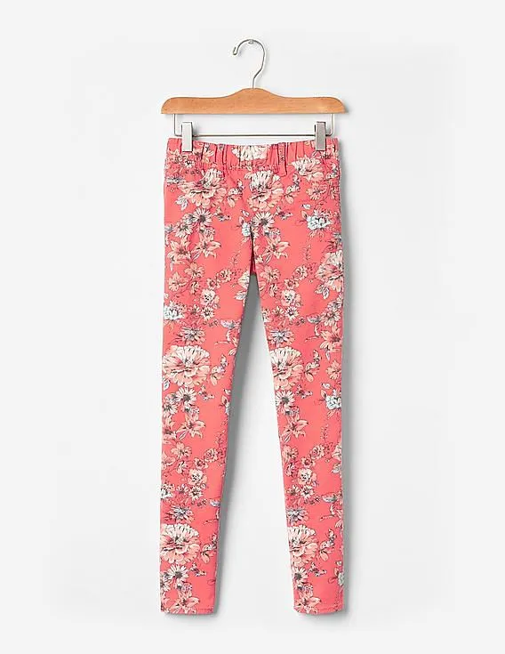 GAP Girls Pink 1969 Serious Stretch Pull-On Legging Jeans