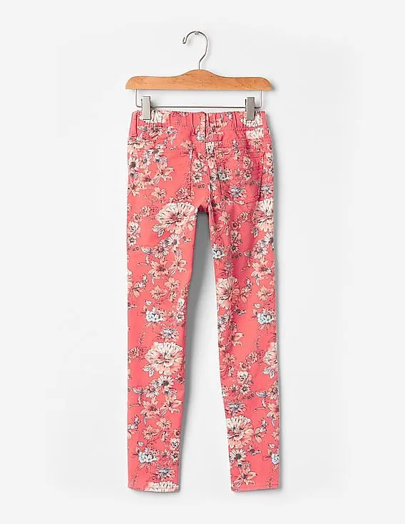 GAP Girls Pink 1969 Serious Stretch Pull-On Legging Jeans