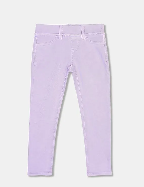 GAP Girls Purple 1969 Serious Stretch Pull-On Legging Jeans