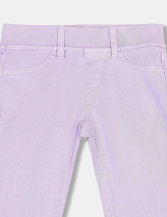 GAP Girls Purple 1969 Serious Stretch Pull-On Legging Jeans