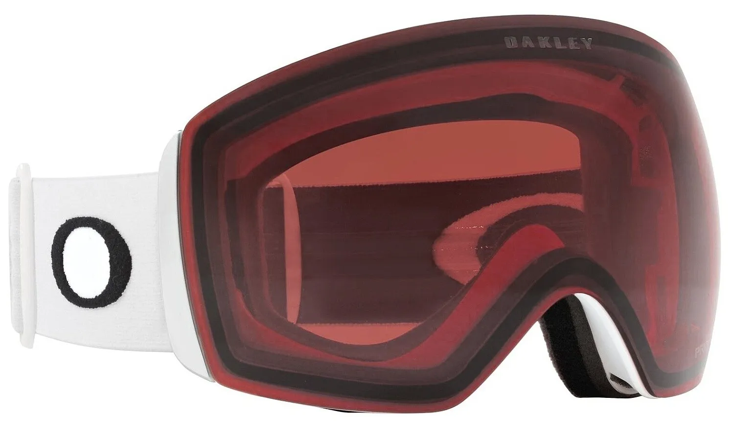 glasses Oakley Flight Deck L - Matte White/Prizm Garnet