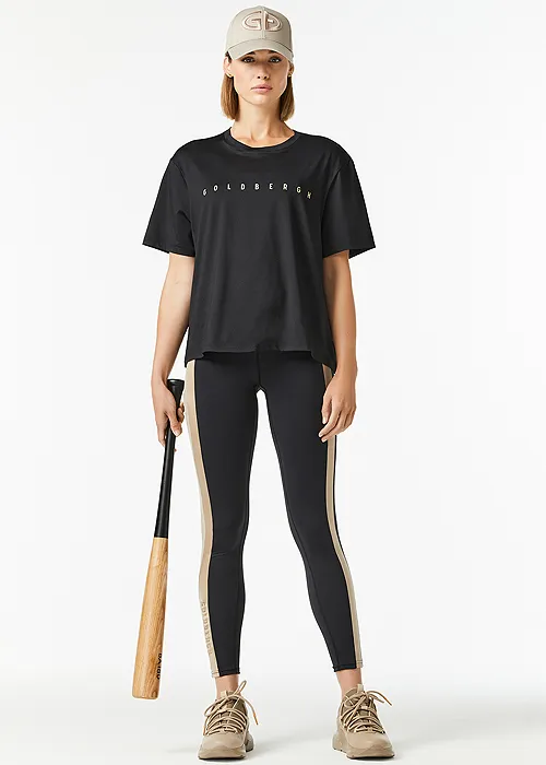 Goldbergh Skyline Black Sandstone Leggings ()