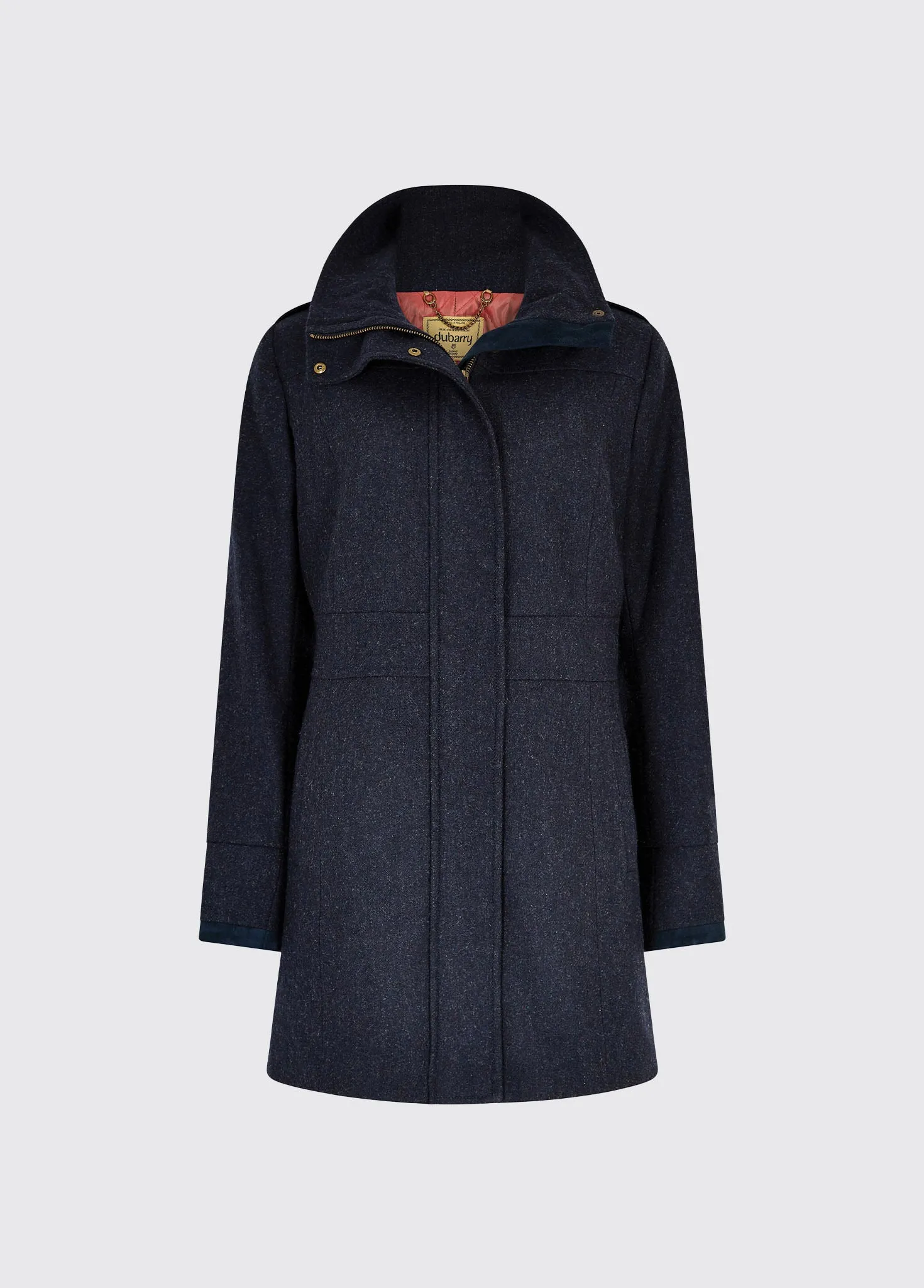 Hedgerow Tweed Coat - Navy