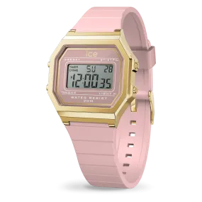 Ice - Digit Retro Blush Pink Small Watch