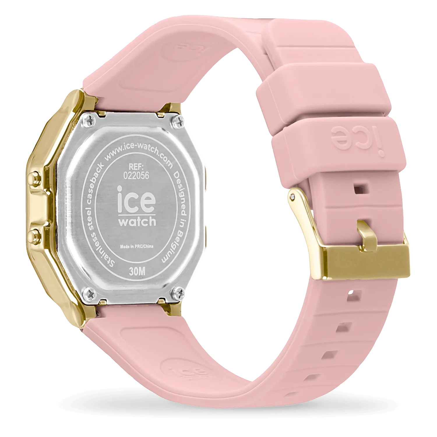 Ice - Digit Retro Blush Pink Small Watch