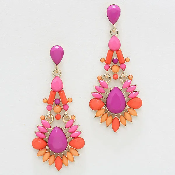 iLLASPARKZ Resin Shourouk Drop Earrings