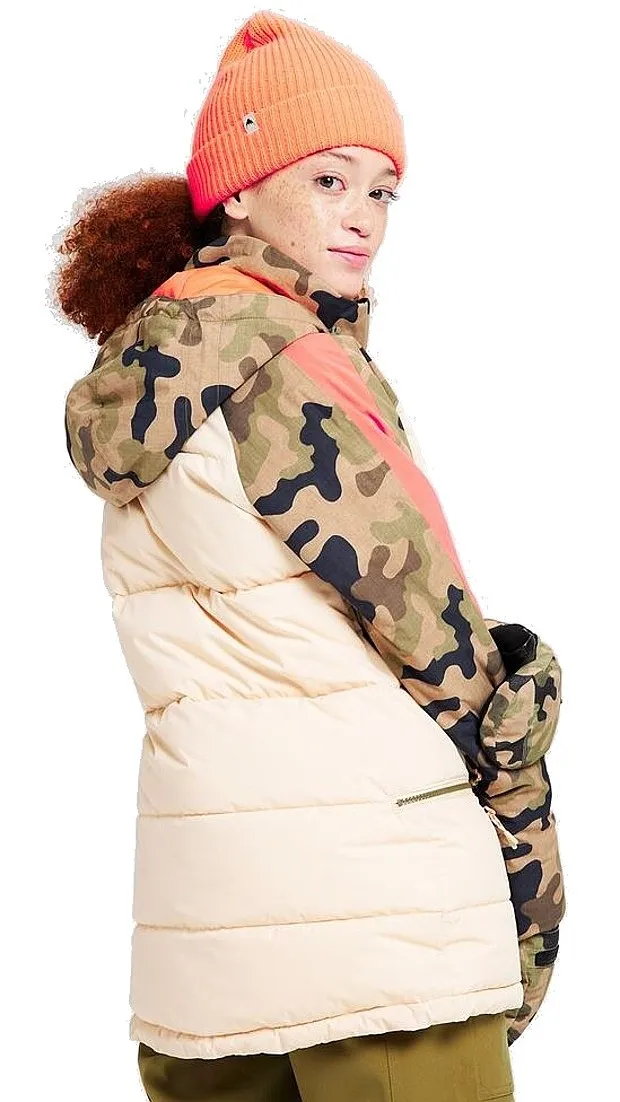 jacket Burton Keelan - Cream Brulee/Martini Olive/Terra/Camo - women´s