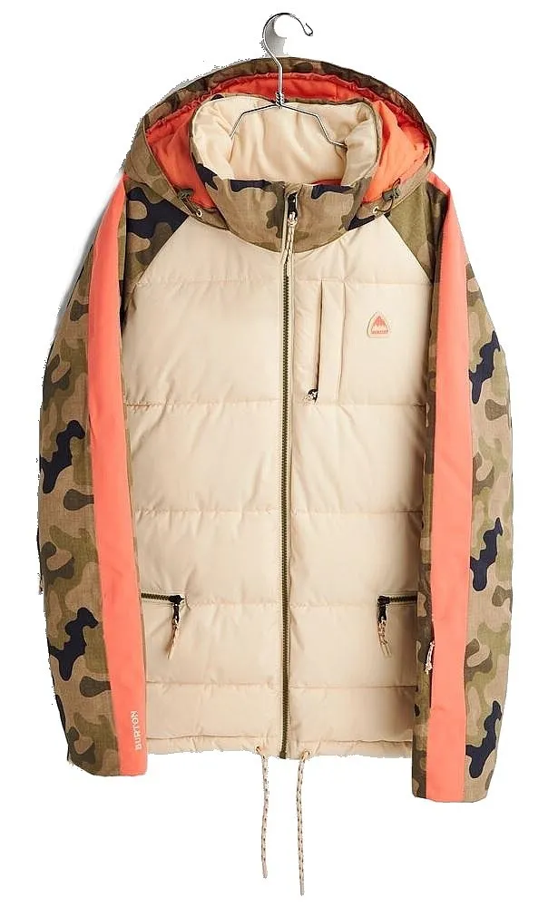 jacket Burton Keelan - Cream Brulee/Martini Olive/Terra/Camo - women´s