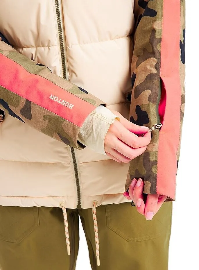 jacket Burton Keelan - Cream Brulee/Martini Olive/Terra/Camo - women´s