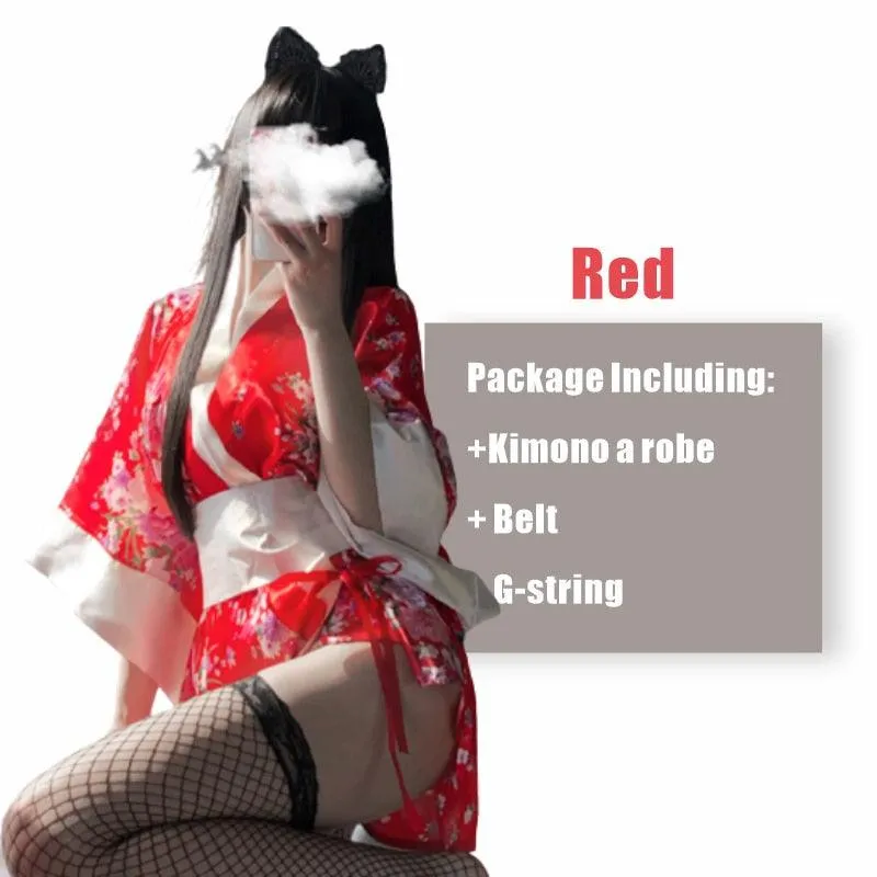 Japanese Kimono Sexy Cosplay Outfit