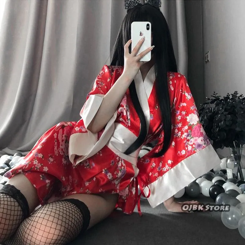 Japanese Kimono Sexy Cosplay Outfit