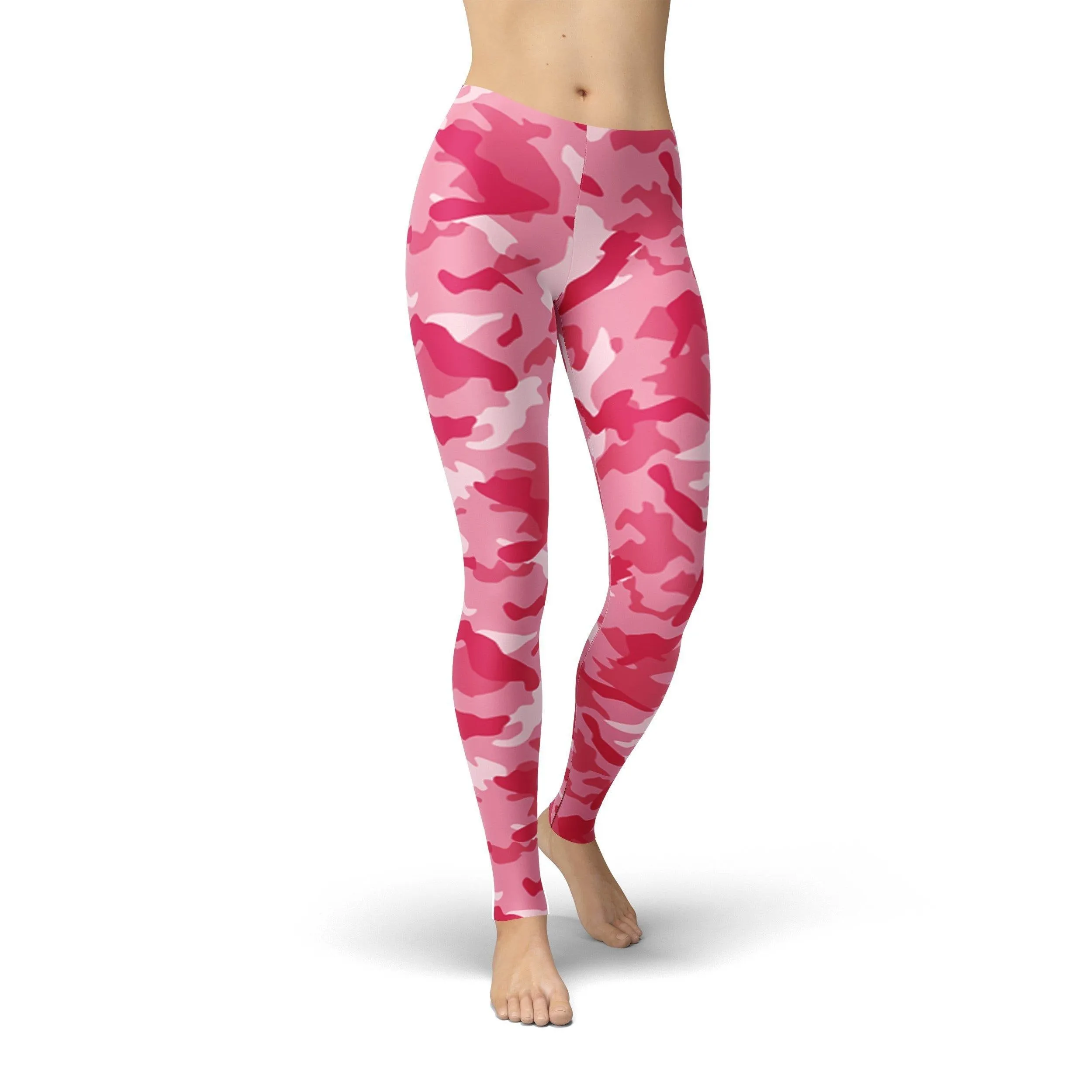 Jean Pink Camo Leggings